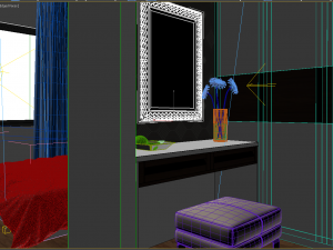 bedroom simple Modèle 3D