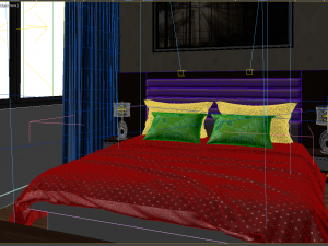 bedroom simple Modèle 3D