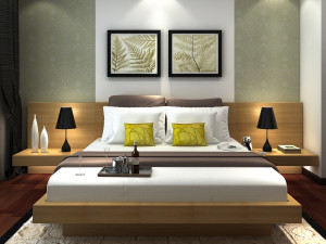 bedroom apartment 3D मॉडल