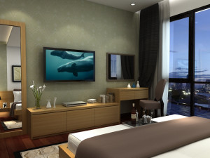 bedroom apartment 3D मॉडल