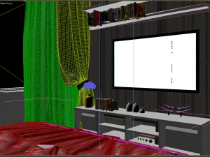 शयनकक्ष युवा 3D मॉडल