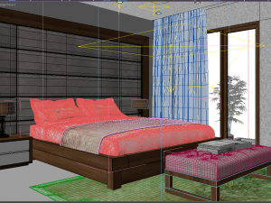 bedroom tradition 3D मॉडल