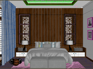 bedroom young 3D मॉडल