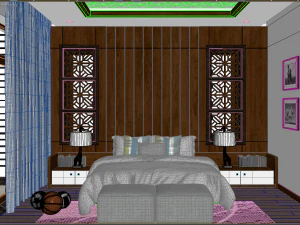 bedroom young 3D Model