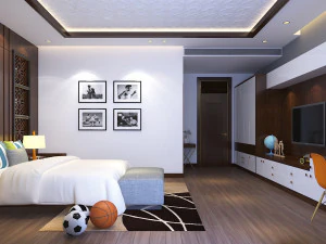 शयनकक्ष युवा 3D मॉडल