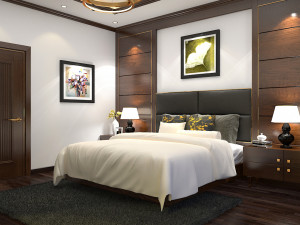bedroom tropical 3D मॉडल