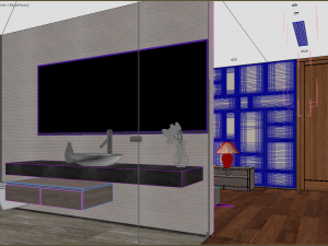 bedroom villa house 3D 模型