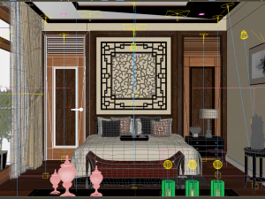 bedroom asian 3D Model