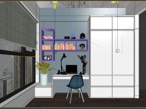 children bedroom style 3D 모델