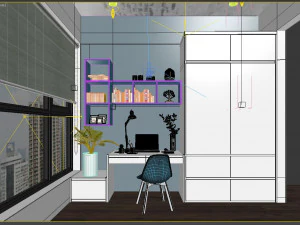 children bedroom style 3D Model