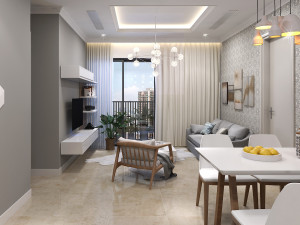 apartment livingroom 3D 模型