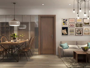 Wohnung tropisch leben 3D Modell