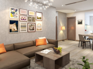 apartment living modern 3D मॉडल