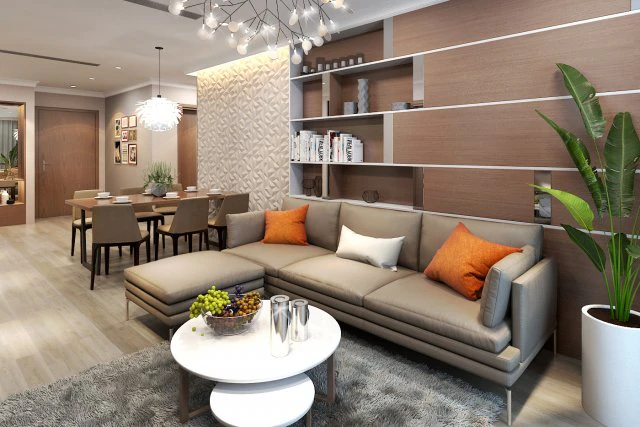 अपार्टमेंट लिविंगरूम एशियाई 3D मॉडल .c4d .max .obj .3ds .fbx .stl .blend