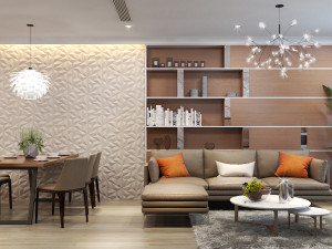 apartment livingroom asian 3D मॉडल