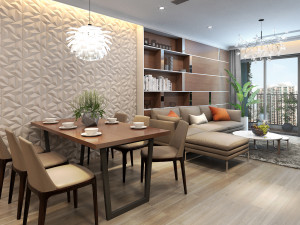 apartment livingroom asian 3D मॉडल