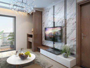 अपार्टमेंट लिविंगरूम एशियाई 3D मॉडल