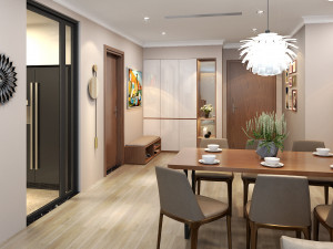 apartment livingroom asian 3D मॉडल