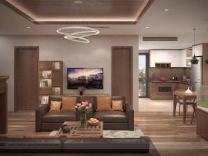 apartment livingroom tradition 3D मॉडल