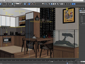 apartment livingroom tradition 3D Model