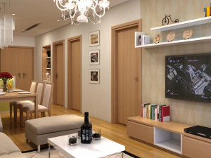 salon w mieszkaniu Model 3D