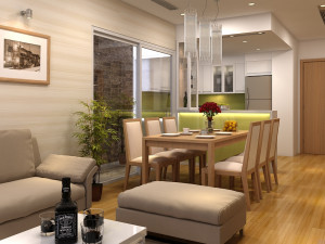 apartment livingroom 3D मॉडल