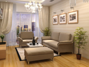 apartment livingroom 3D मॉडल