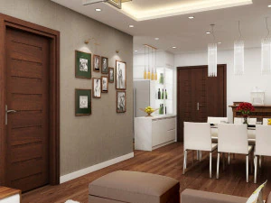 apartment livingroom simple 3D Model
