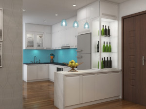 apartment livingroom cream 3D मॉडल