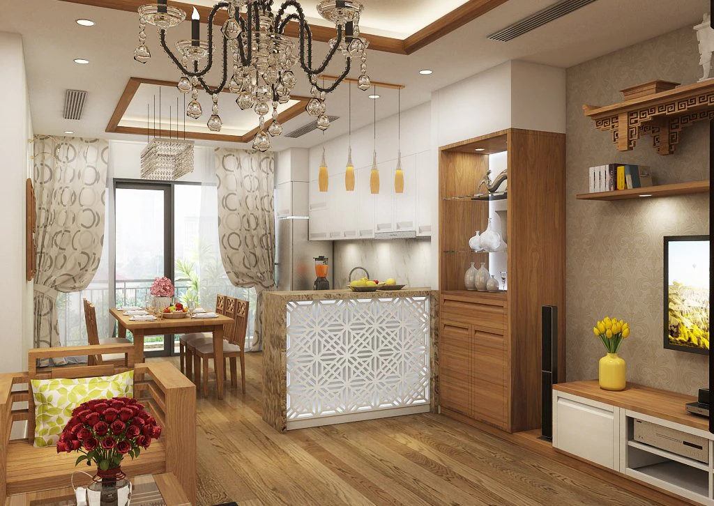 apartment livingroom asian 3D Model .c4d .max .obj .3ds .fbx .stl .blend 