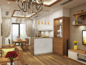 apartment livingroom asian 3D मॉडल