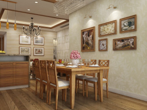 apartment livingroom asian 3D मॉडल