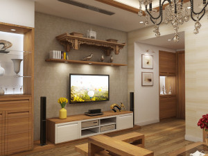 apartment livingroom asian 3D मॉडल