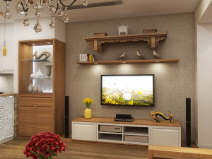 apartment livingroom asian 3D मॉडल
