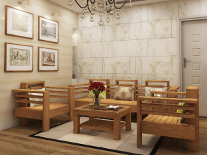 apartment livingroom asian 3D मॉडल