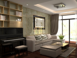 apartment livingroom small 3D मॉडल