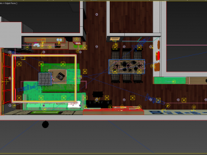 apartment livingroom small Modèle 3D