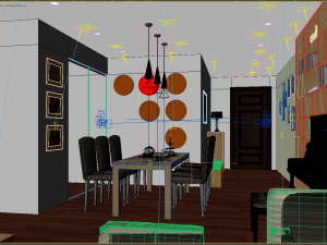 apartment livingroom small Modèle 3D
