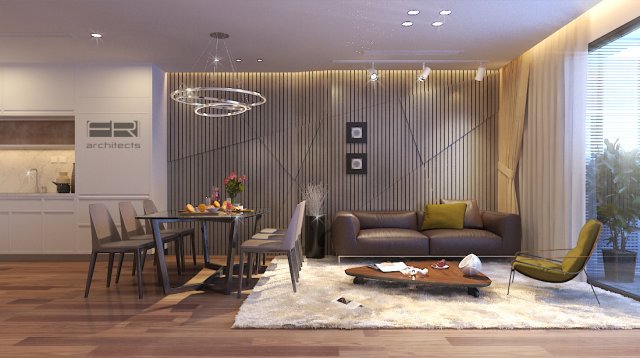 apartment livingroom modern 3D मॉडल .c4d .max .obj .3ds .fbx .stl .blend 