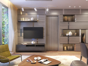 apartment livingroom modern 3D मॉडल
