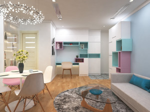 apartment living young 3D Модель