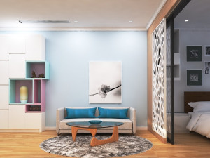 apartment living young 3D Модель