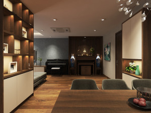 apartment livingroom 3D मॉडल