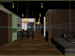 apartment livingroom 3D मॉडल