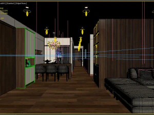apartment livingroom 3D Model