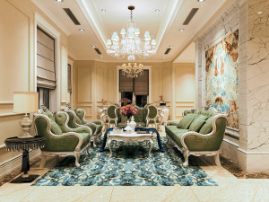 villa livingroom luxury 3D मॉडल
