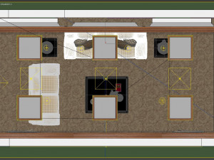 classical livingroom 3D Model