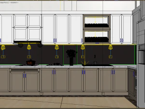 लिविंग रूम और डाइनिंग रूम एशियाई 3D मॉडल