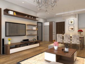 apartment livingroom simple 3D मॉडल