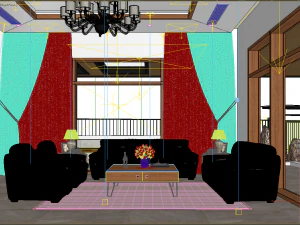 livingroom tropical 3D Model